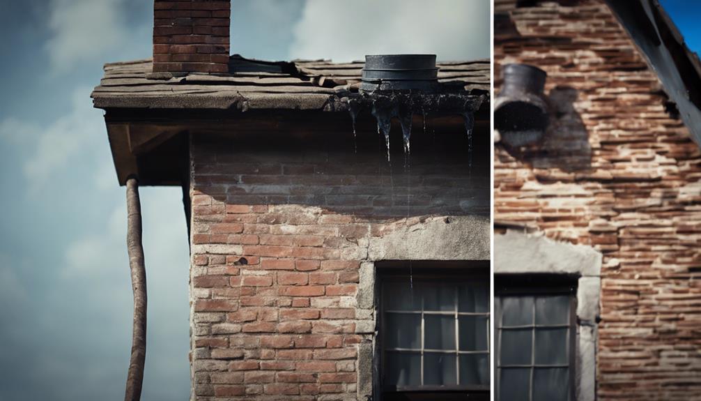 chimney leak causes repair