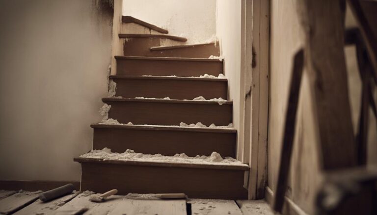 paneling a staircase wall