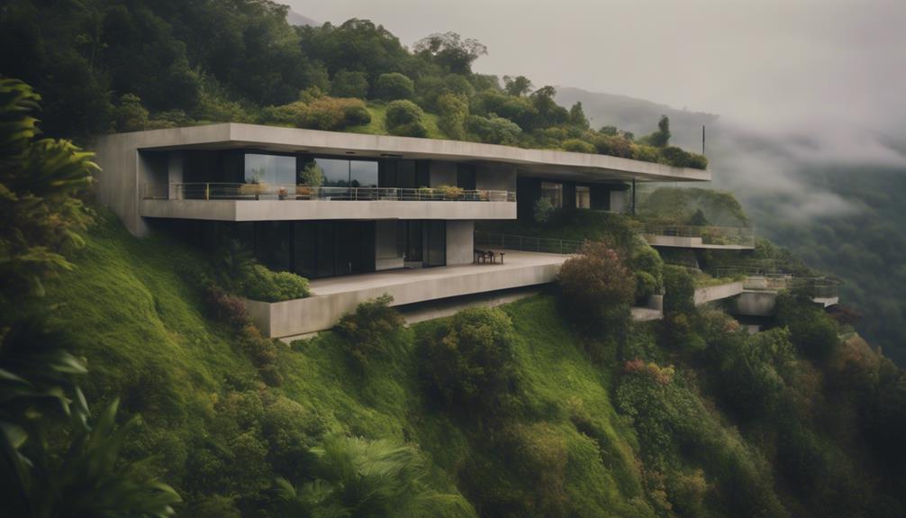 building on steep slopes