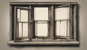 components of hung windows