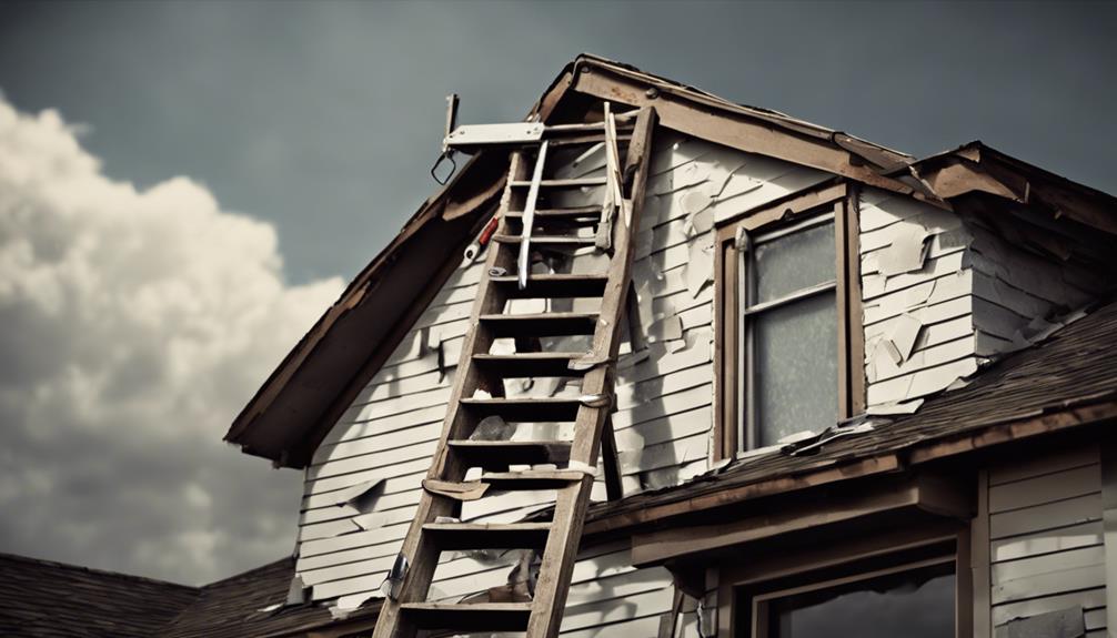 repairing roof holes step